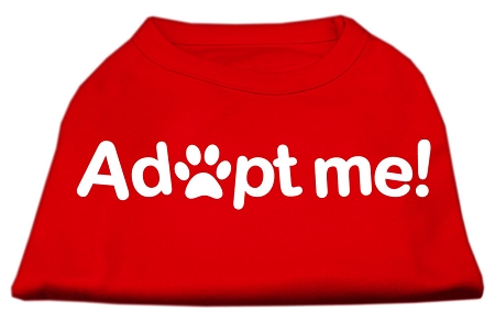 Adopt Me Screen Print Shirt Red Lg